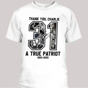 Charlie Kirk Memorial – Freedom Tribute, T-Shirt S-3XL
